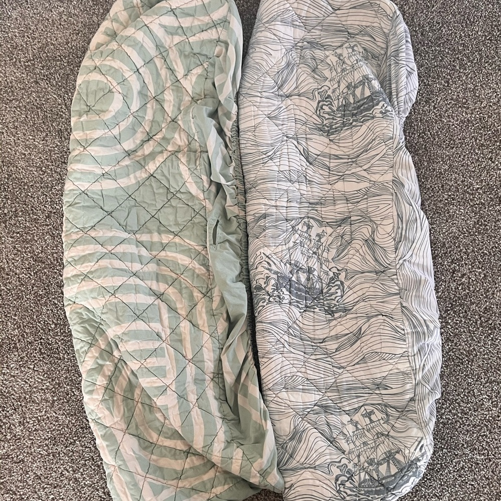 2 crate and barrel change pad covers